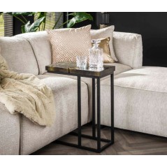 ZI Kimber Side Table Black Gold